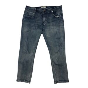 Liverpool Los Angeles Mens Sz 38x30 Relaxed Straight Jeans Dark Wash Eco Logical